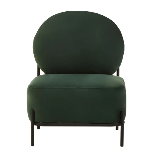 Hayek Green Velvet Armchair - The Furniture Mega Store