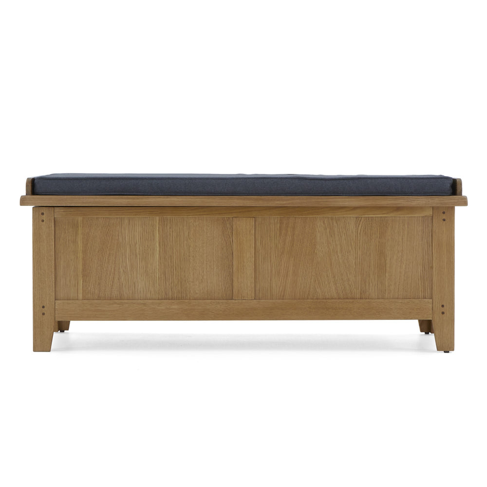 Barnham Oak Storage Bench - The Furniture Mega Store