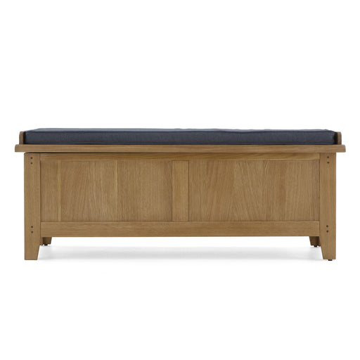 Barnham Oak Storage Bench - The Furniture Mega Store