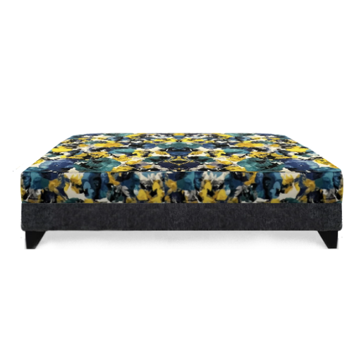 Canterbury Collection Fabric Bench Footstool - The Furniture Mega Store