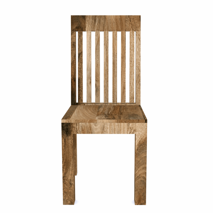 Cuban Mango Wood Dining Chair (Sold in Pairs) - The Furniture Mega Store