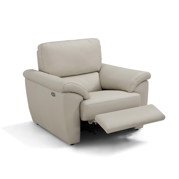 Egeo Italian Leather Power Recliner Armchair - Choice Of Leathers - The Furniture Mega Store