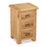 Sailsbury Solid Oak Bedside Cabinet - 3 Drawers - The Furniture Mega Store 