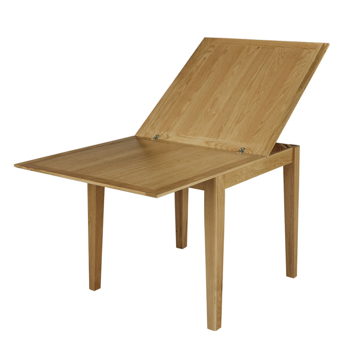 Bath Oak Flip Top Extending Dining Table  85cm - 170cm - The Furniture Mega Store 
