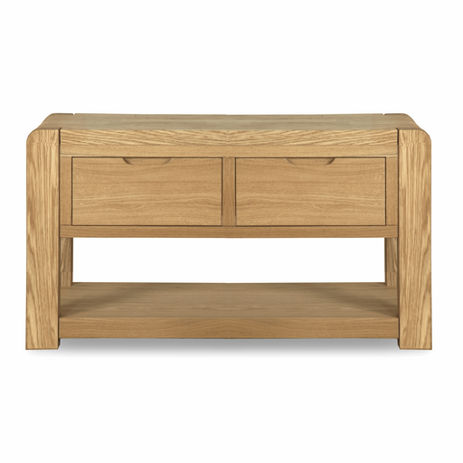 Bakerloo Oak 2 Drawer Coffee Table - The Furniture Mega Store