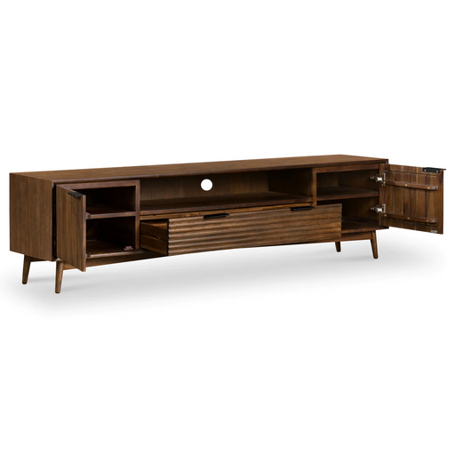 Strand Walnut Extra Large TV Unit - 190cm - The Furniture Mega Store