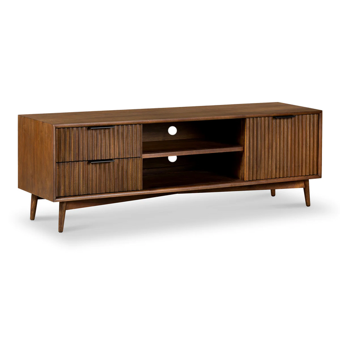 Strand Walnut Large TV Unit - 150cm - The Furniture Mega Store
