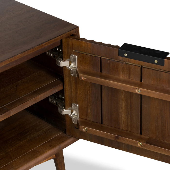 Strand Walnut Large TV Unit - 150cm - The Furniture Mega Store