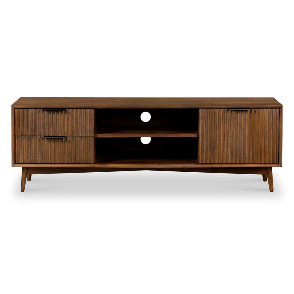 Strand Walnut Large TV Unit - 150cm - The Furniture Mega Store