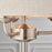 Highcliffe 3 Light Table Lamp - Chrome & Natural Linen Shade - ETA 19/01/2024 - The Furniture Mega Store 