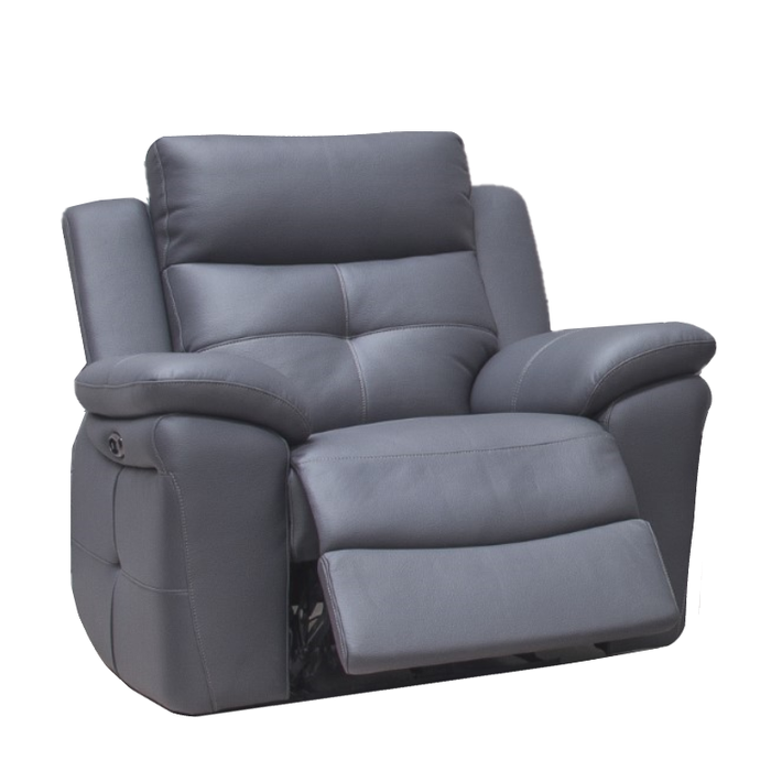 Hawk Dual Power Recliner Armchair - With Integrated Usb Charging Ports - The Furniture Mega Store