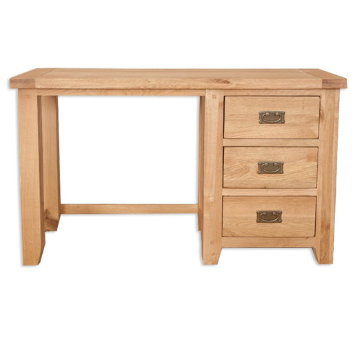 Wiltshire Natural Oak Dressing Table - The Furniture Mega Store 