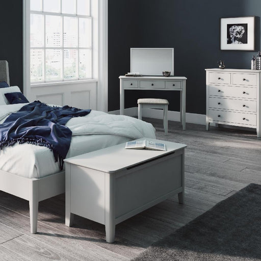 Stowe Silver Grey Dressing Table - The Furniture Mega Store 