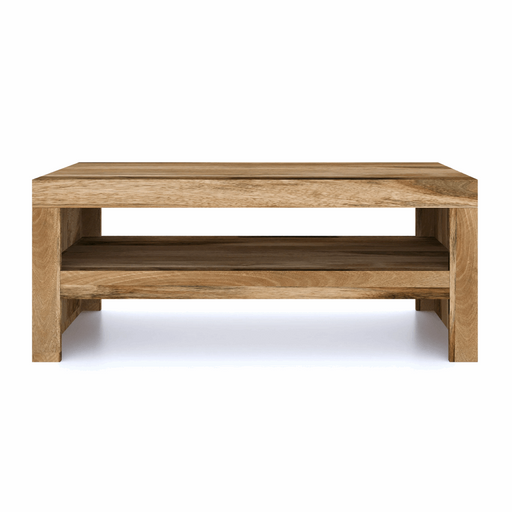 Cuban Mango Wood Coffee Table TV Unit - 110cm - The Furniture Mega Store
