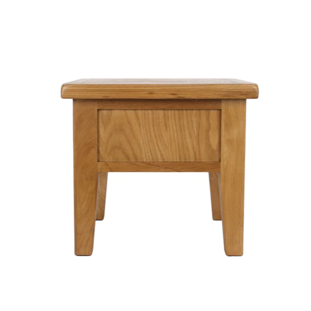 Torino Country Solid Oak 1 Drawer Lamp Table - The Furniture Mega Store
