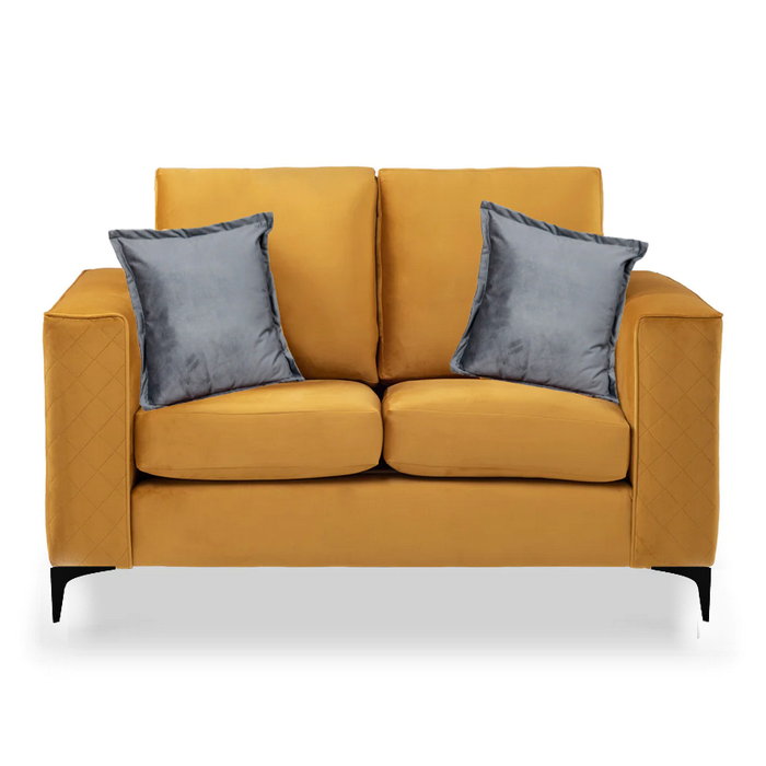 Darcy Velvet Sofa Collection - Choice Of Colours - The Furniture Mega Store