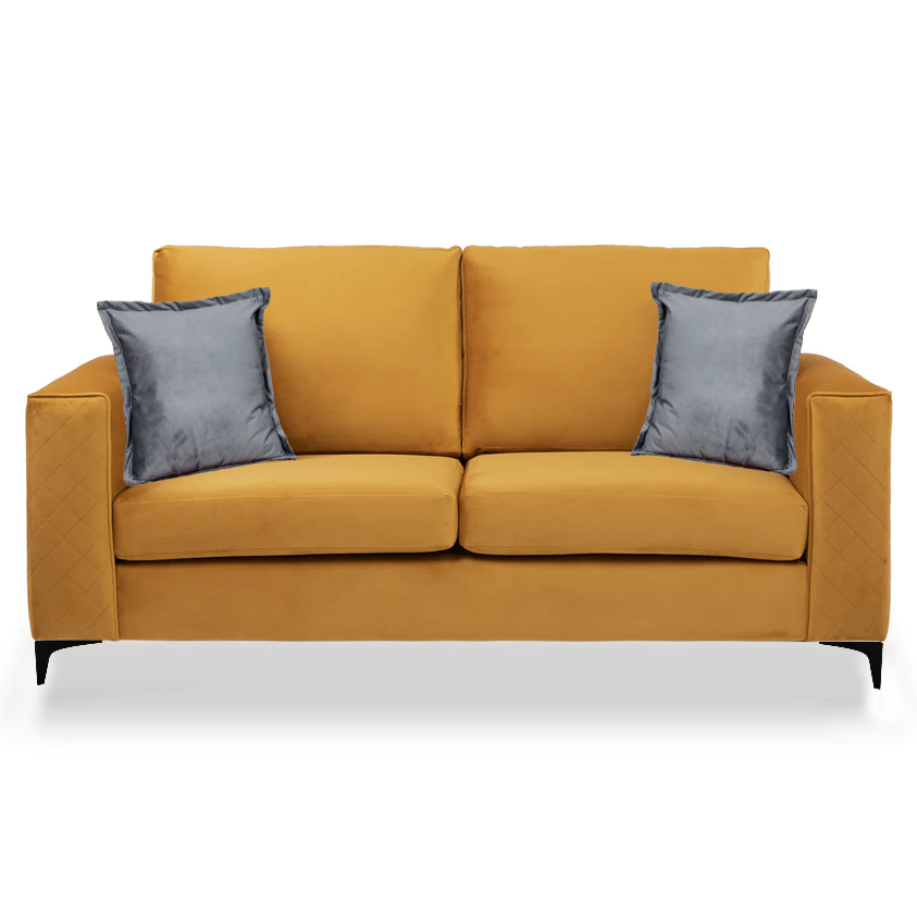 Darcy Velvet Sofa Collection - Choice Of Colours - The Furniture Mega Store