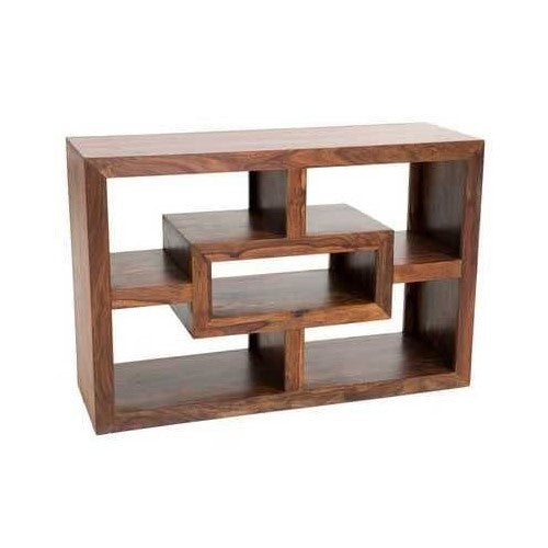 Cuban Petite Sheesham Open TV Cabinet - 105cm - The Furniture Mega Store