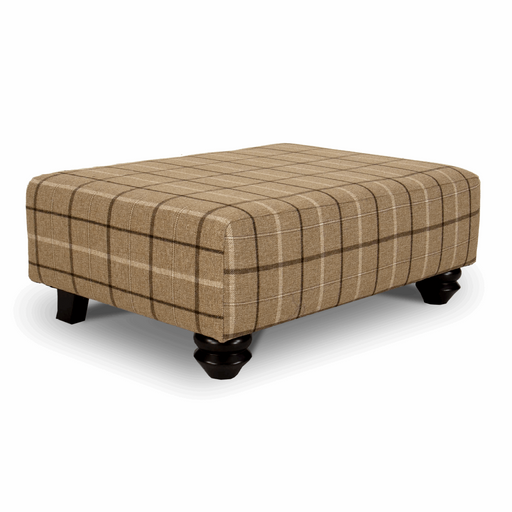 Darwin Fabric Footstool - Choice Of Fabrics - The Furniture Mega Store