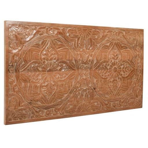 Carved Mango Wood Extra Large Decorative Wall Art Panel - 150cm - The Furniture Mega Store