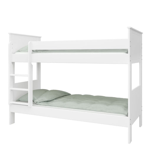 Alba Bunk Bed - White - The Furniture Mega Store