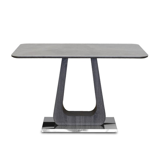 Zeus Grey Ceramic Dining Table - 120cm - The Furniture Mega Store 