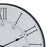 Large Embossed Station Wall Clock - 80cm - The Furniture Mega Store 