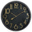 Soho Brass & Black Large Wall Clock 80cm - The Furniture Mega Store 