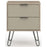Augusta Driftwood Bedside Cabinet with Hairpin Legs - The Furniture Mega Store 
