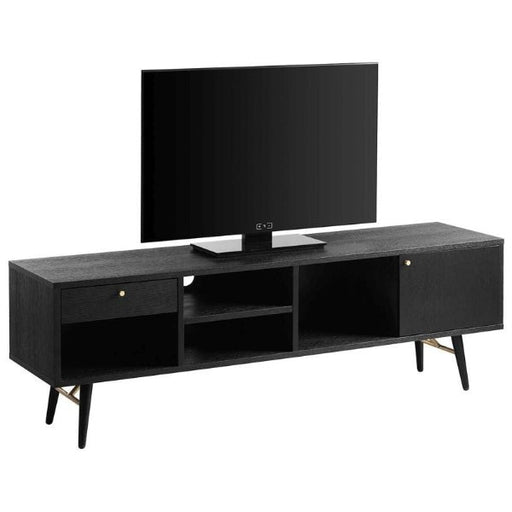Vida Living Barcelona Black Large TV Unit - The Furniture Mega Store