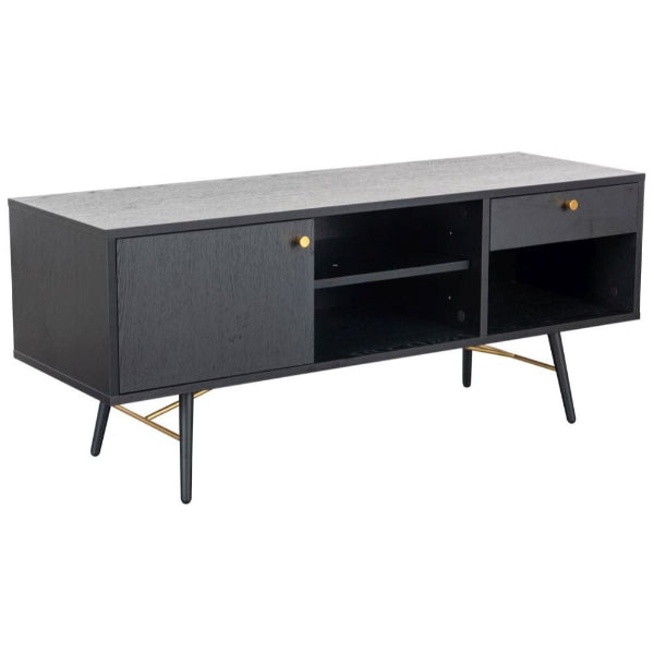 Vida Living Barcelona Black TV Unit - The Furniture Mega Store