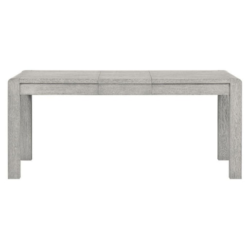 Flora Grey Washed Oak Dining Table, 135cm-175cm Rectangular Compact Extending Top, Seats 4 to 6 Diners - The Furniture Mega Store