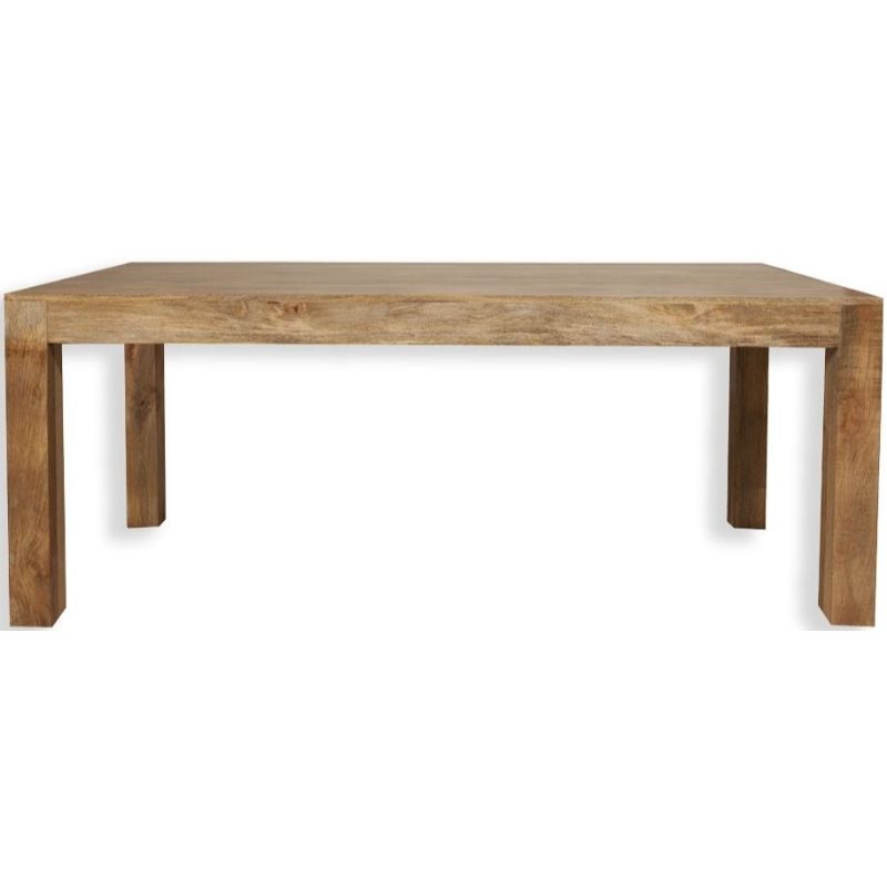Cuban Petite Mango Wood Large Dining Table - The Furniture Mega Store