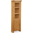 Addison Natural Oak Corner Display Cabinet - The Furniture Mega Store 