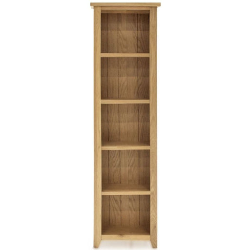 Vida Living Ramore Oak Tall Slim Bookcase - The Furniture Mega Store 