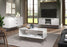 Augusta White Medium Sideboard with Hairpin Legs - The Furniture Mega Store 