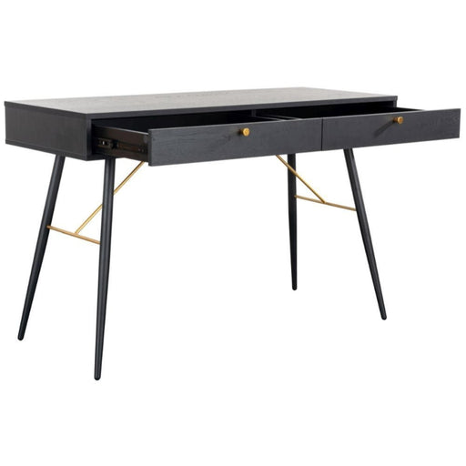 Vida Living Barcelona Black Console Desk - The Furniture Mega Store