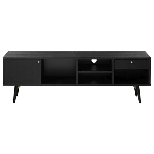 Vida Living Barcelona Black Large TV Unit - The Furniture Mega Store