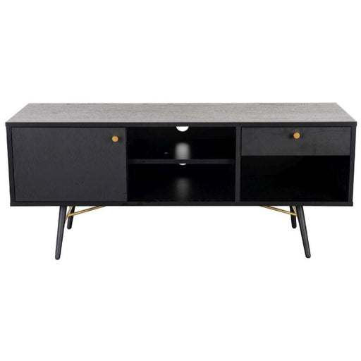 Vida Living Barcelona Black TV Unit - The Furniture Mega Store