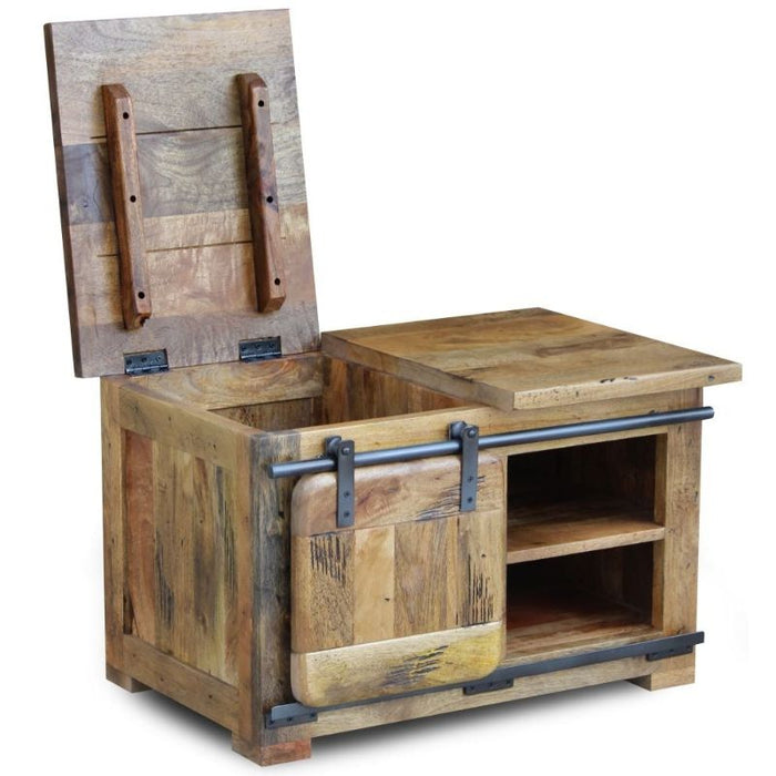 Germain Iron Works Mango Wood Coffee Table - The Furniture Mega Store