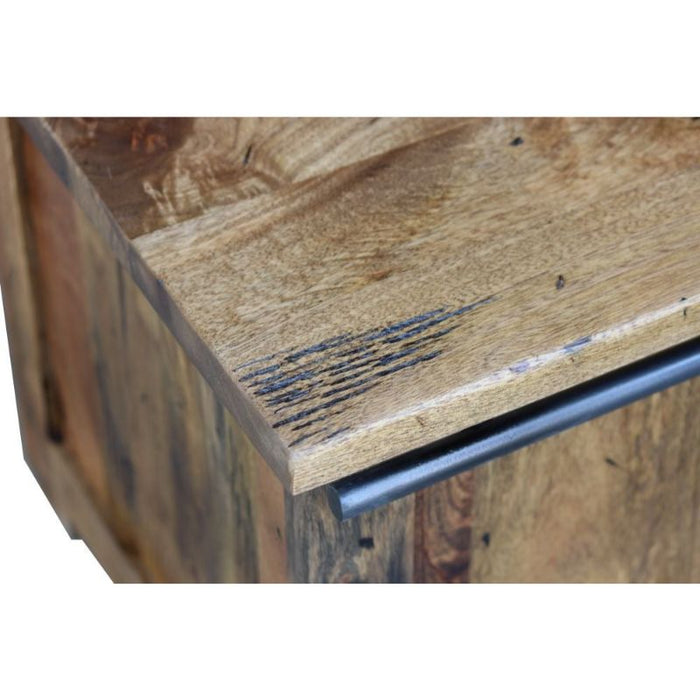 Germain Iron Works Mango Wood Coffee Table - The Furniture Mega Store