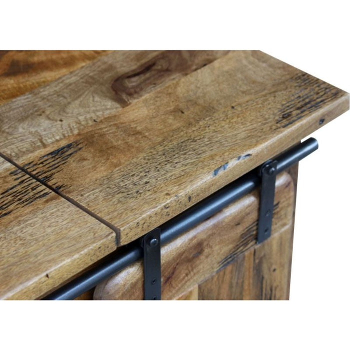 Germain Iron Works Mango Wood Coffee Table - The Furniture Mega Store