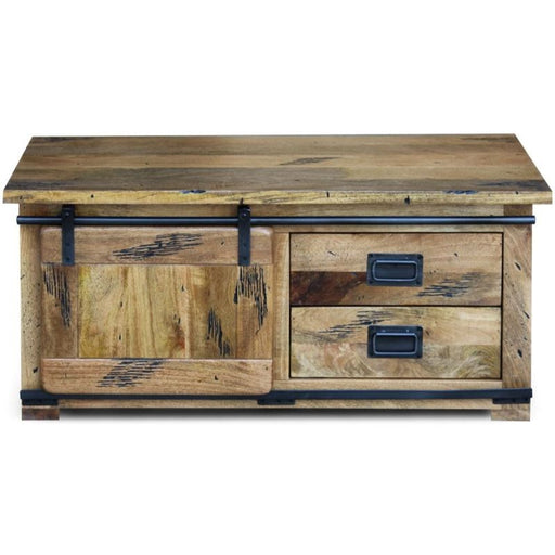 Germain Iron Works Mango Wood Large Coffee Table - The Furniture Mega Store