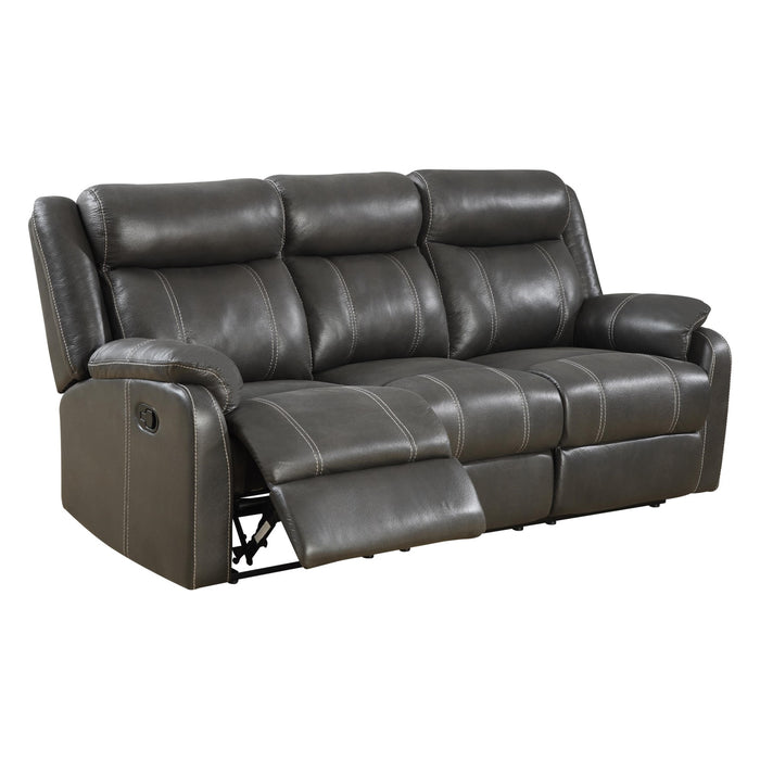 Leeds Recliner Sofa & Armchair Collection - Gun Metal Grey - The Furniture Mega Store