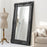 Valois Grand Leaner Mirror - Black - The Furniture Mega Store 
