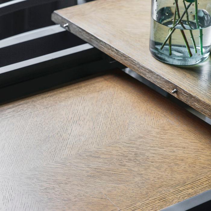 Bronte Storm Extending Dining Table - The Furniture Mega Store