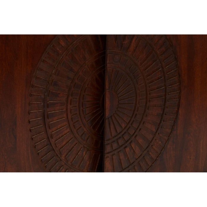 Vence Mango Wood Large Boho Sideboard - The Furniture Mega Store