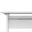 Pria Height Adjustable Electric Control Desk 150cm - White & White Legs - The Furniture Mega Store 