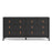 Barcelona Double dresser 4+4 drawers - Matt Black - The Furniture Mega Store 