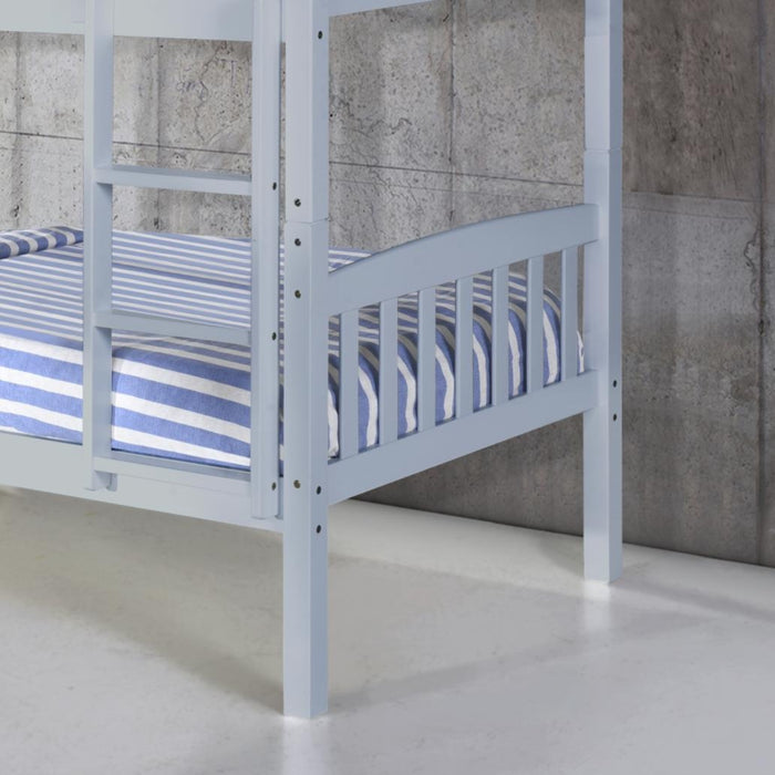 Ashbrooke 3FT Bunk Bed - Grey - The Furniture Mega Store